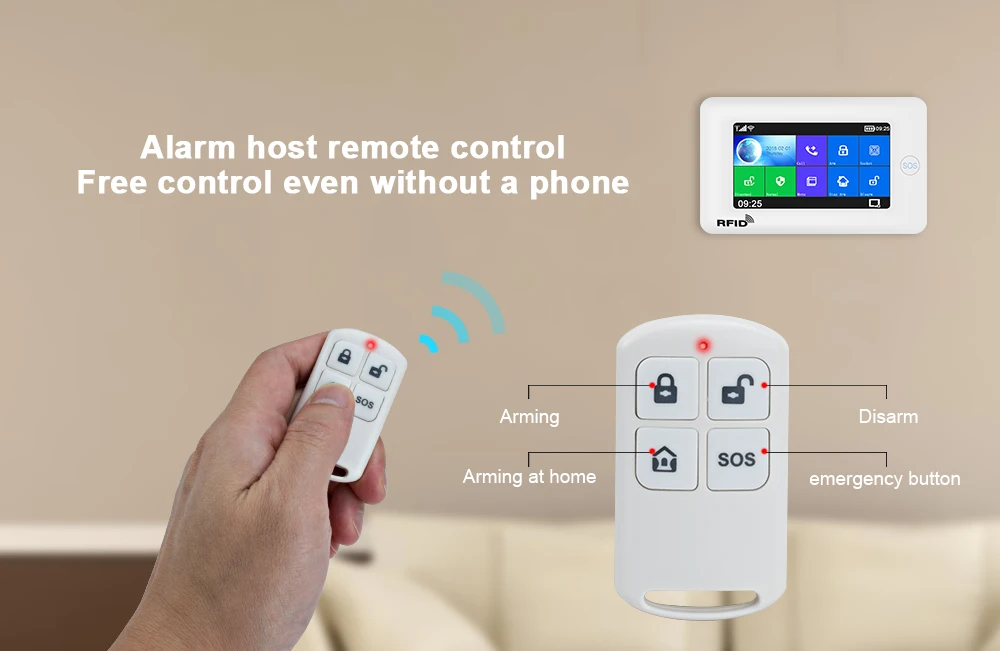 Cheap Controle remoto de alarme