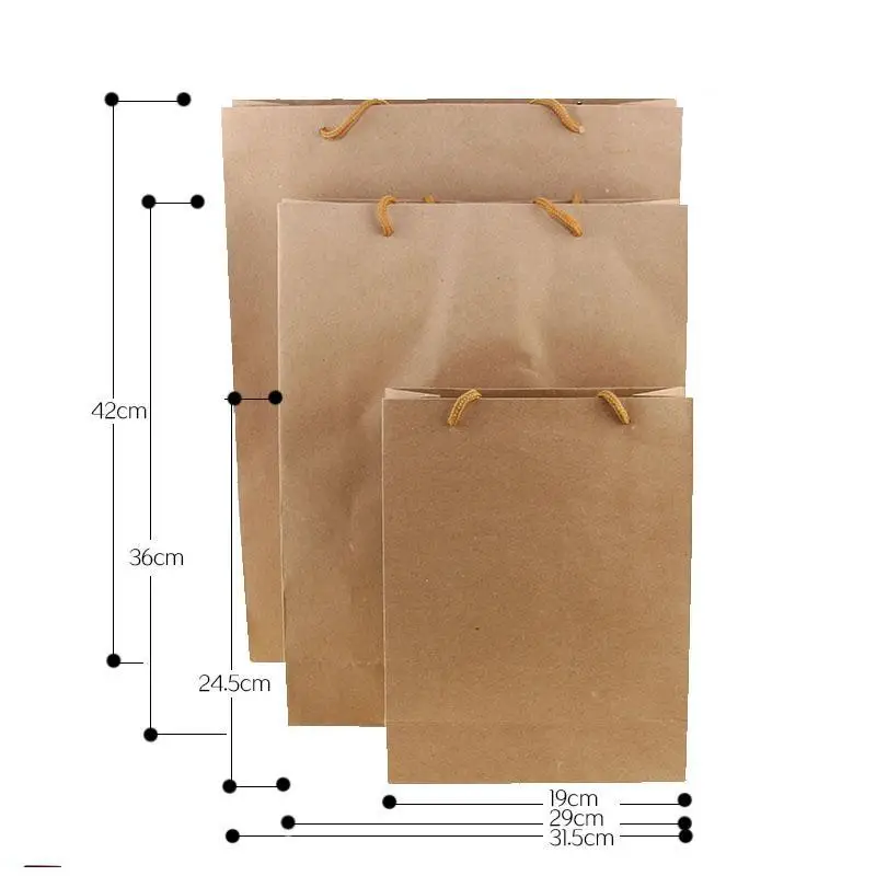

Kraft Paper Bag Creative Art And Craft DIY Children Painted Hand-made 10 Yuan the following Environment Decorative