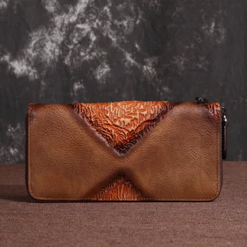 

New Women's Wallet Retro Leisure Long Women's European and American Handbag