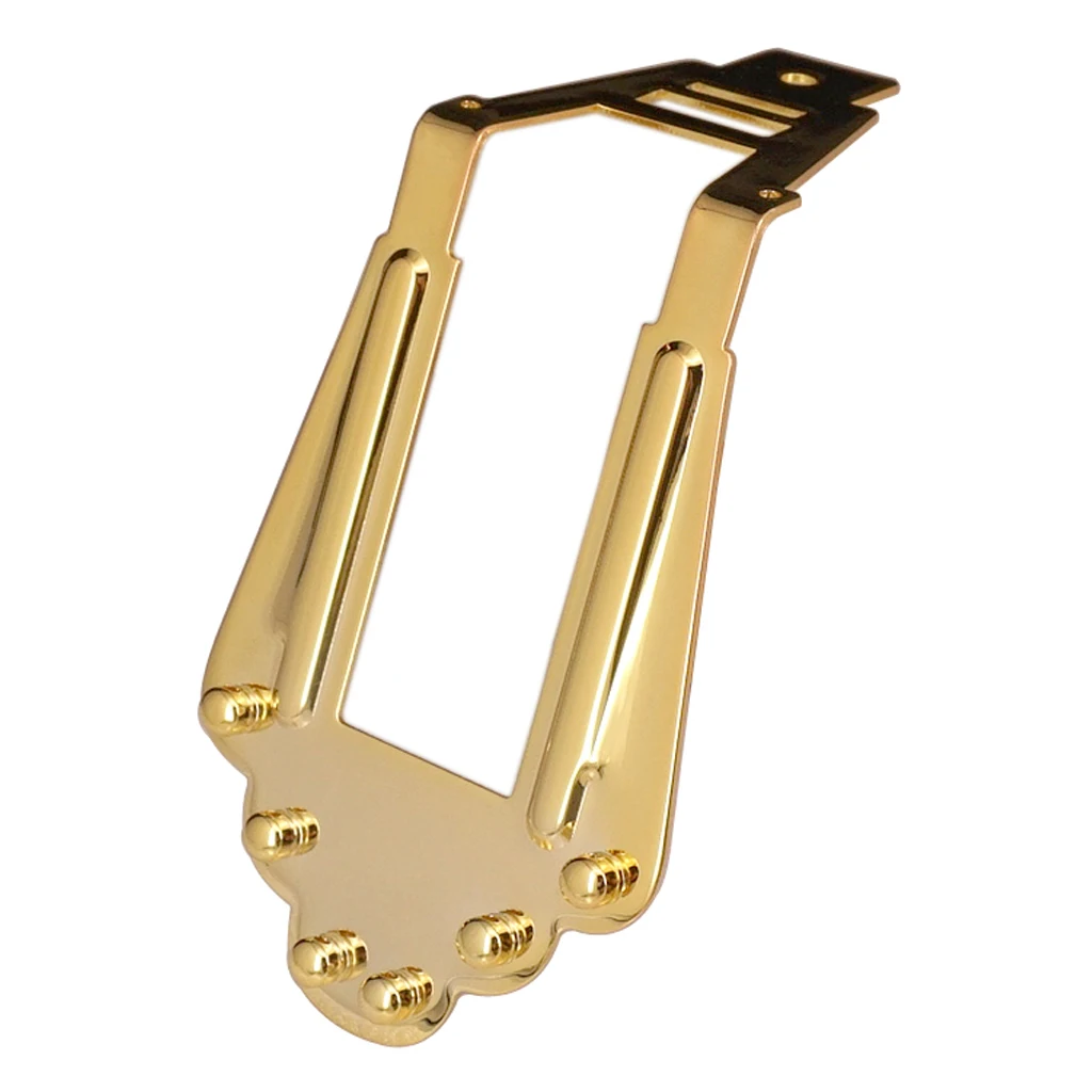 Electric Guitar Tailpiece Bridge for Jazz Archtop Guitar Instruments 6 String Guitar Musical Instrument