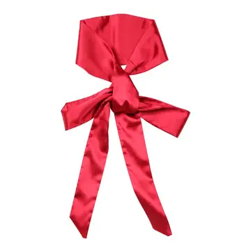 

Women Silk Bow Waist Belt Solid Color Waist Belt Simple Classic Silk Ribbon Sash for Women Ladies Girls