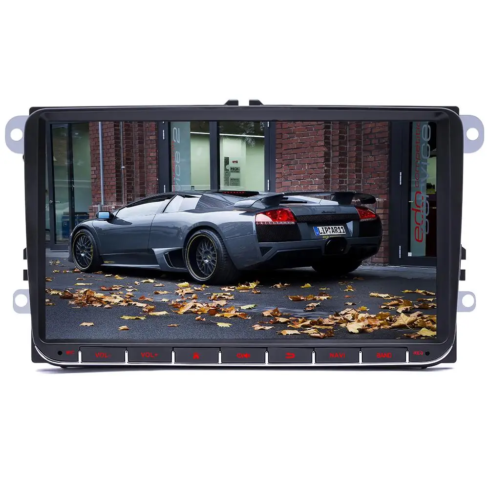 9 дюймов Автомобильный gps навигатор Wifi Bluetooth Автомобильный MP5 плеер Радио Android 8,1 16G HD сенсорный экран MP5 плеер для VW универсальный