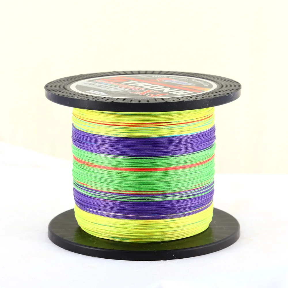 

Línea de pesca Dyneema 4 Series 8 Series 0,4 #-10 # PE línea de señuelo Dyneema cable colorido línea de pesca