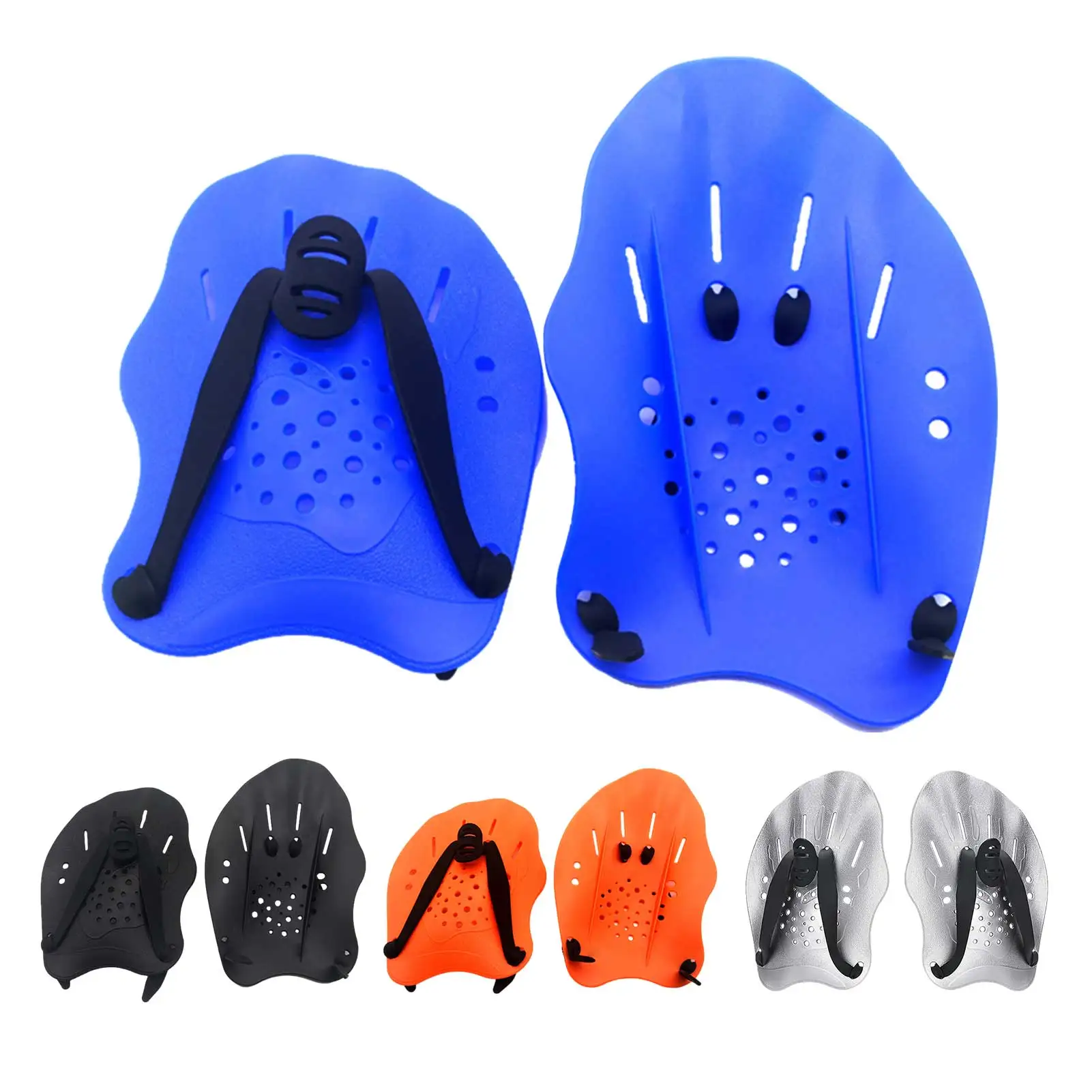 Swimming Paddles Hand Swim Training Paddles Glove with StrapsSwimming