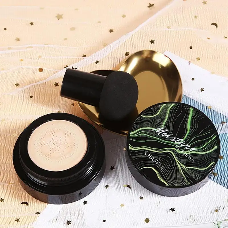 Mushroom Head Air Cushion CC Cream Moisturizing Brighten Skin Color