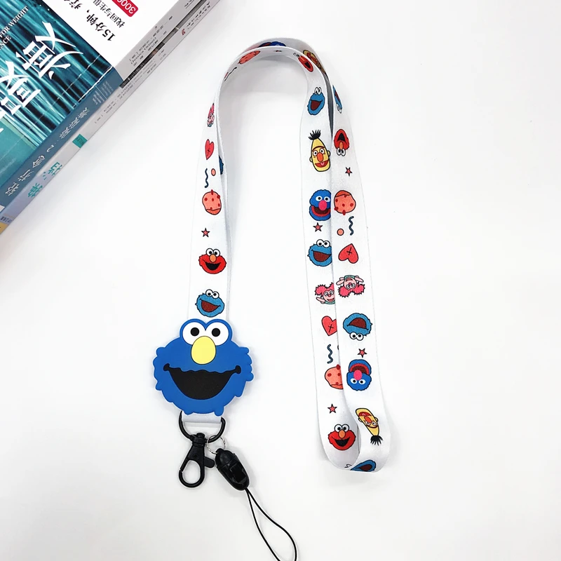Милый мультяшный брелок ремешки на шею для ключей ID Card Pass Gym USB Phone lanyard DIY - Цвет: 8