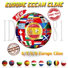 Freesat V7s Cccam Cline для 1 года Испания 6 Европа cline для DVB-S2 HD Freesat v7 GT медиа V8 Nova Cccam cline