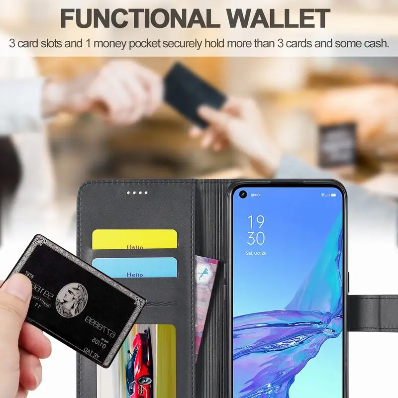 Cover Cases For OPPO A53 A32 A33 2020 Case Leather Magnetic Wallet Cover For OPPO A53s 2020 Phone Cases Cover With Card Holder phone cover oppo