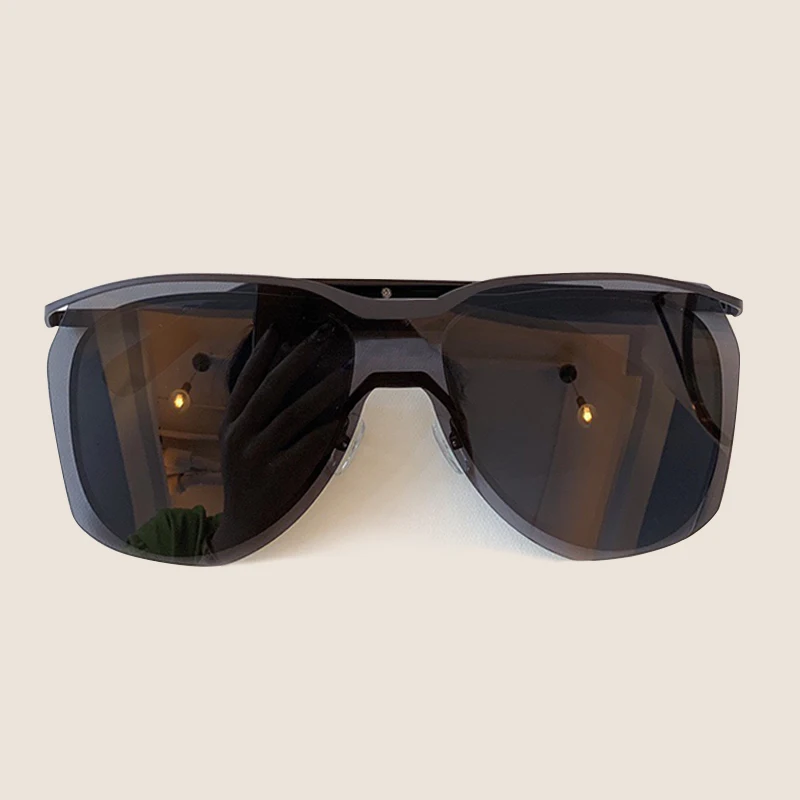 No.4 Sunglasses Роскошные солнцезащитные очки пилота для женщин и мужчин, ретро брендовые дизайнерские зеркальные солнцезащитные очки, женские оттенки Oculos - Цвет линз: No.4 Sunglasses