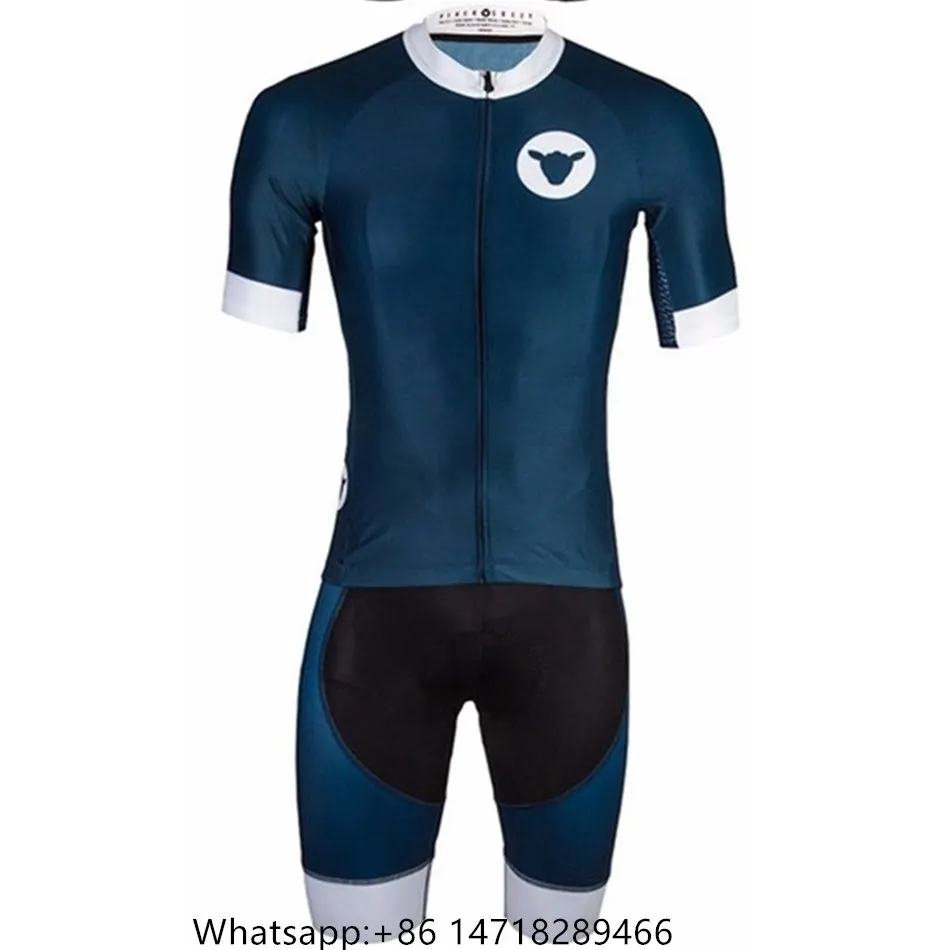 jersey set 7 Наборы для велоспорта с короткими рукавами, черная овечья Мужская велосипедная майка, короткий гелевый коврик 9D, итальянская резинка, набор для шоссейного велосипеда, гоночного Джерси - Цвет: jersey set 7