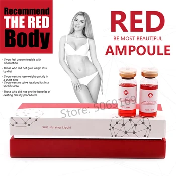 

korea 10ml The Red Ampoule Solution Lipo Lab PPC injection Weight Loss hyaluronic acid for body liposuction lipolysis Weight Los