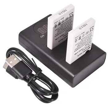 

DSTE 2PCS en-el5 EN-EL5 Battery with Dual LCD Battery Charger Kit for Nikon Coolpix 7900,P4,P5000,S10,P6000,P90,P530 Camera