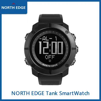 

NORTH EDGE TANK Men's sports Digital watch Schedule reminder Running Swimming Dive waterproof stopwatch timer Smart Watch