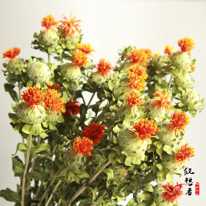 Раскладные сны [оранжевый ананас/цветок ананаса] Yunnan MORI серии натуральные сухоцветы магазин декоративный цветок для дома организовать
