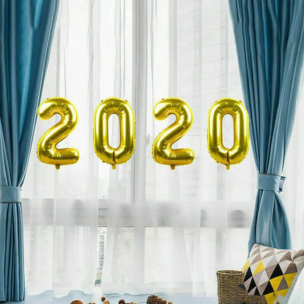 Happy New Year 2020 Balloons  Festival Scene Christmas Decorations For Home Supply Party 16 Inch  (3)