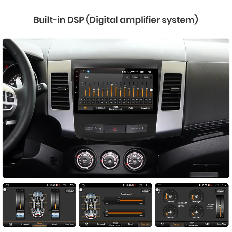 Junsun V1 pro 4G+ 64G CarPlay DSP Android 8,1 автомобильный Радио Мультимедиа стерео плеер gps для Mitsubishi Outlander xl 2 2005-2011 2Din