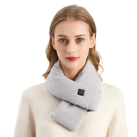 Healthy Heating Scarf for Neck Pain Relief USB Rechargeable 3 Speed Adjustment Quick Heating Gift for Women Mother