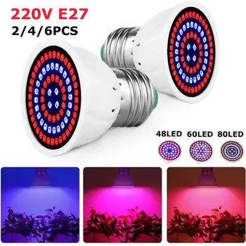 

LED Grow Lamp Full Spectrum LED Plant Growth Lamp Indoor Lighting Grow Lights Plants E27 Hydroponic System Grow UV Light