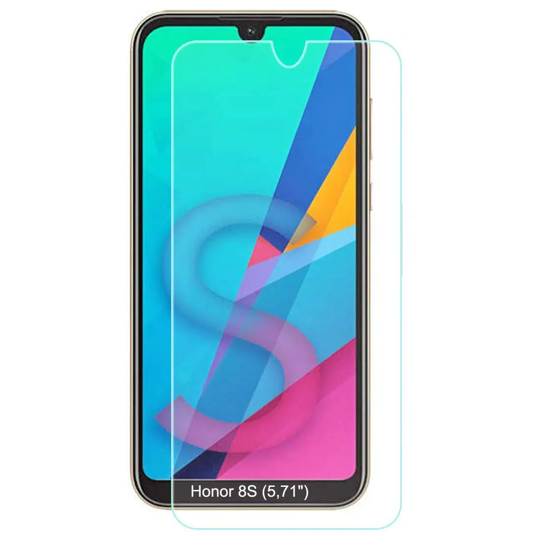 Для Huawei Y5 2019/Honor 8S Защита экрана HD анти-отпечатки пальцев без пузырьков 9H твердое