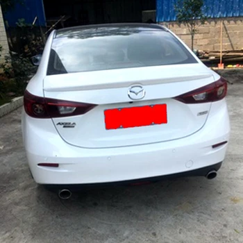 

UBUYUWANT Hot ABS Plastic Rear Trunk Wing Spoiler Car Accessories Fit For Mazda 3 Axela Sedan 4Doors 2014 2015 2016 2017