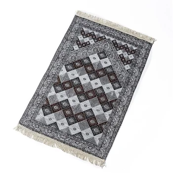 

Wholesale New Style Islamic Muslim Prayer Mat for Worship Salat Musallah Thin Travel Prayer Rug Blanket Easy Carring Praying Mat