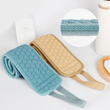 

Bath Towel Thickened Massage Rub Bath Towel Decontamination Rub Back Bathroom Double-Sided Strip Bath Towel