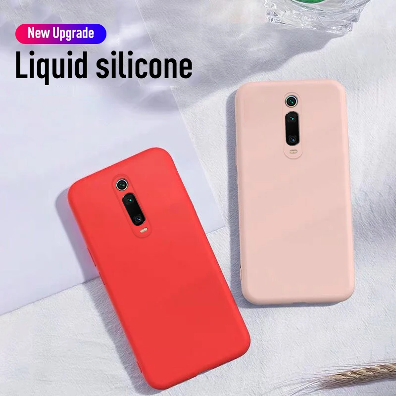 Чехол для телефона из жидкого силикона Xiaomi чехол Red rice K20/Pro защита от падения