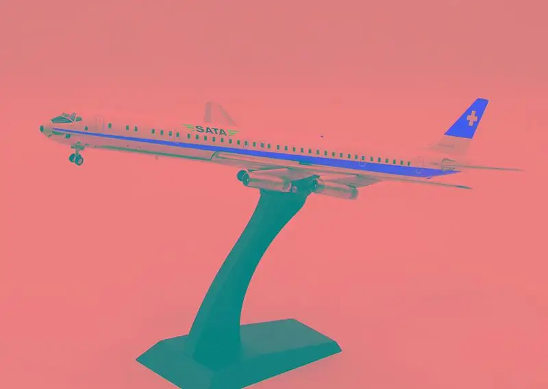 Inflight SATA MCDONNELL DOUGLAS DC-8-63 HB-IDM 1/200 литая под давлением модель самолета