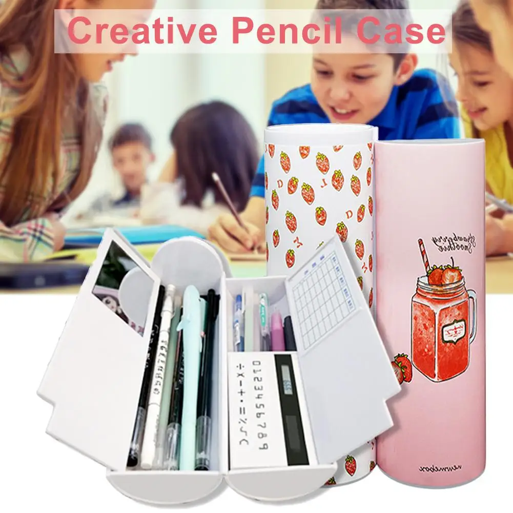 

Creative Multifunctional Large Capacity Pencil Case Simple Primary School Junior High School Student Stationery, Children Gift