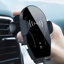 Автомобильный воздушный вентиляционный автоматический зажим держатель для телефона беспроводной зарядный Кронштейн зарядное устройство для смартфона SP99