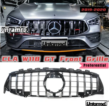 

CLA Front grille C118 GT front grille for mercedes CLA Class 2019-2020 W118 ABS sport front bumper grill car styling