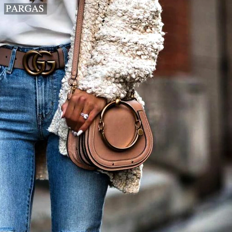 Классическое кольцо сумки через плечо женские сумки-мессенджеры роскошные сумки женские сумки дизайнерские женские кожаные сумки с браслетом
