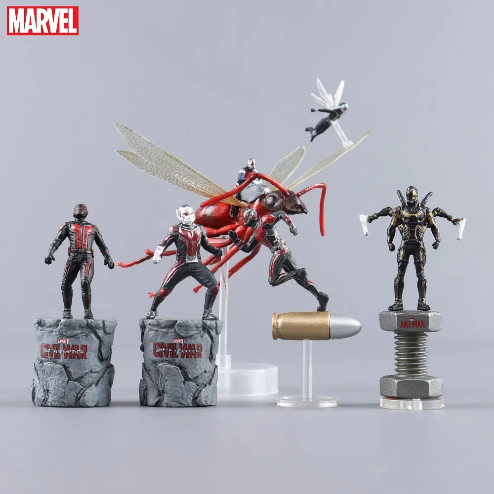 Фигурка человек-муравей из фильма Marvel модель мини желтая куртка летающая статуя