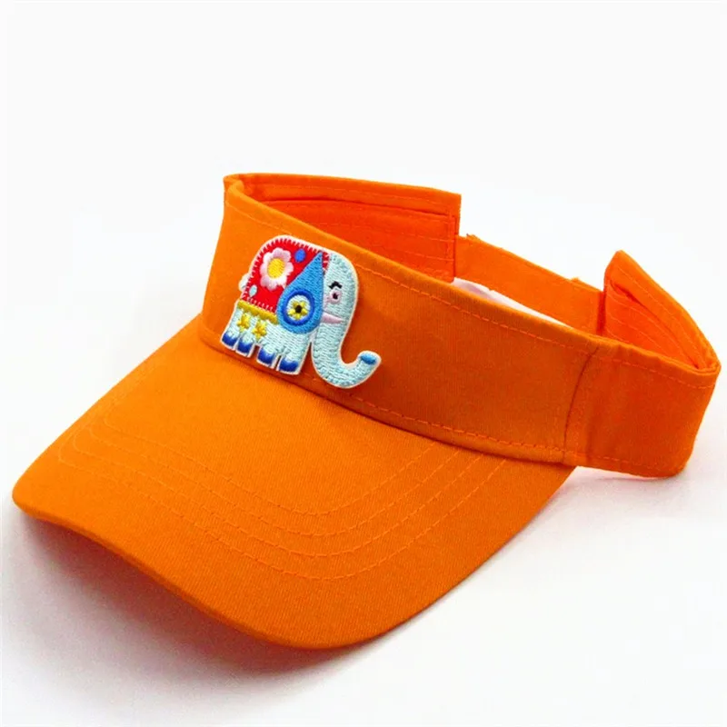 

2020 Cotton Cartoon Elephant Embroidery Visors Baseball Cap Adjustable Snapback Cap for Men and Women 391