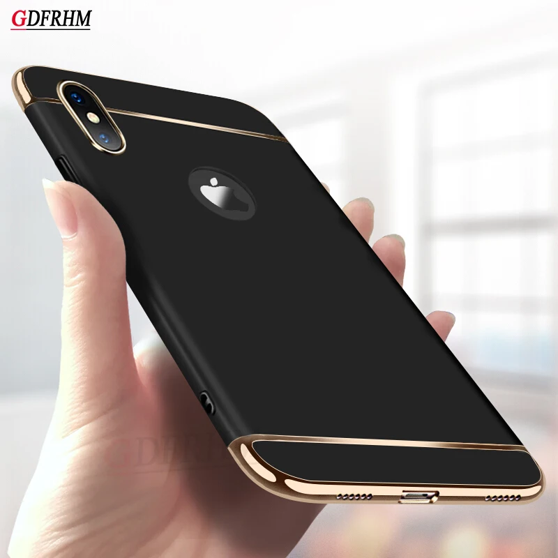 Защитный чехол с покрытием для iPhone 11 12 Pro X XR Xs Max 5 5S SE 6 6s 7 8 Plus | Мобильные телефоны и