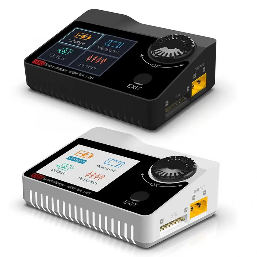 2019 New ToolkitRC M8S 400W 18A 1-8S Balance Airplane Model High Power Lithium Battery Charger Multifunction Charger Discharger