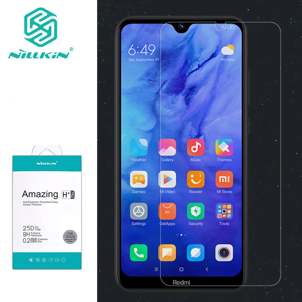 Для Xiaomi Redmi Note 8T закаленное стекло Nillkin Amazing H/H+ Pro Взрывозащищенная Защита экрана для Xiaomi Redmi Note 8T