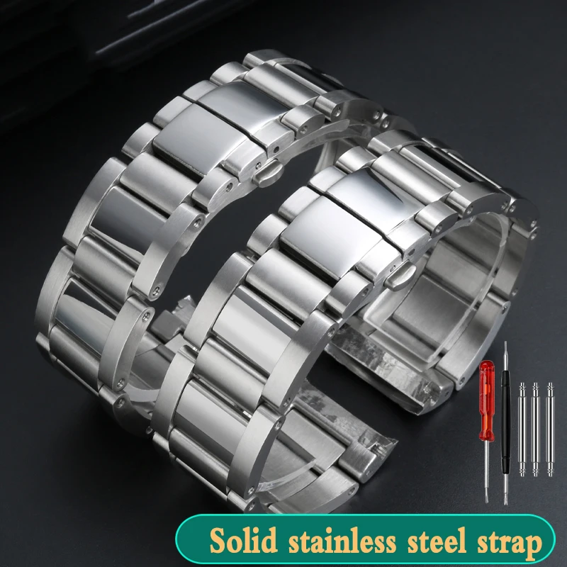 腕時計部品 Metal Watch Bracelets 23mm for Cartier Calibre W7100015