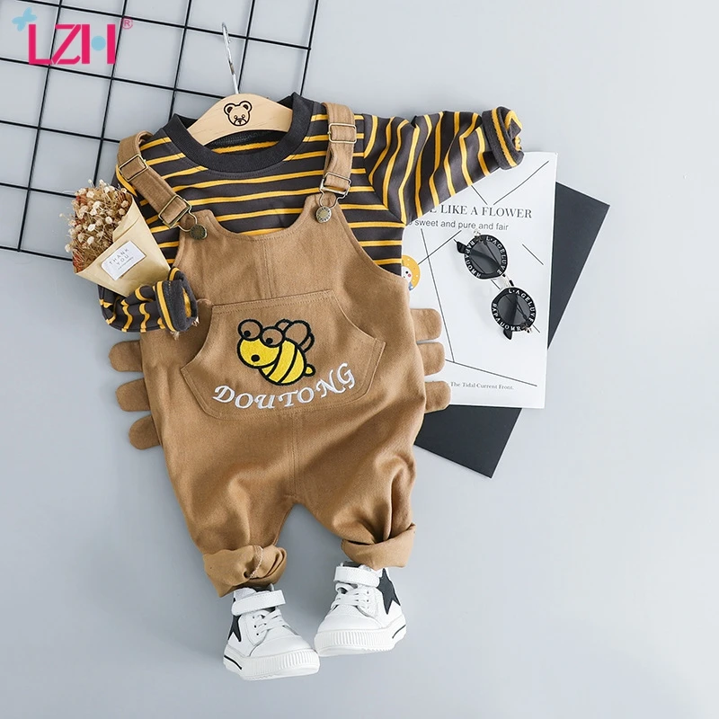 Kids Costume Overalls Long-Sleeve Newborn LZH Baby-Girls Suit Outfits-Set Autumn Infant
