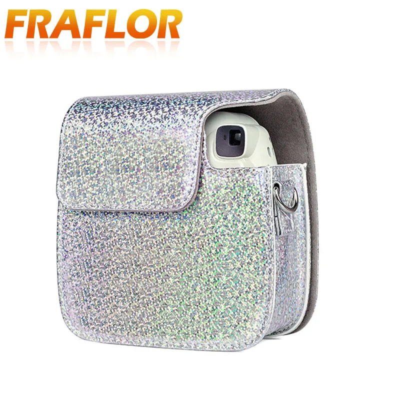 Защитный чехол для Polaroid Fujifilm Instax camera Mini 8/8+/9 кристальная блестящая камера волшебное цветное лазерное хранение сумка