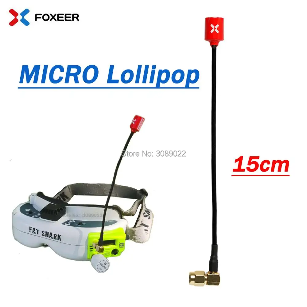 

Foxeer антенна MICRO Lollipop V4 FPV 5,8 ГГц дБи Omni RHCP SMA 15 см длинная антенна для FPV гоночного дрона FPV очков