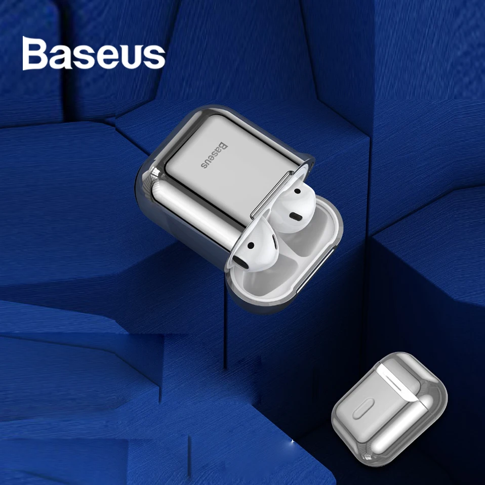 

Baseus Waterproof Protective Case For Pods 1 2 Protective Cover For Wireless Bluetooth Earphones Case For Apple Aipods Case