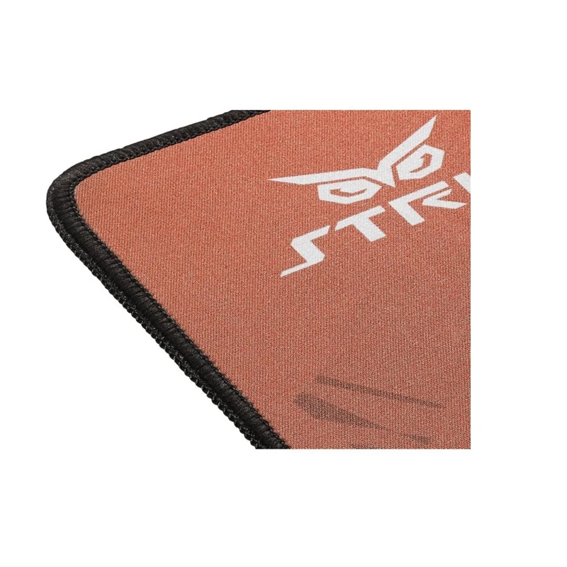 Коврик для мыши ASUS Strix Glide Speed материал- ткань/резина, Speed поверхность, 400 x 300 x 3 мм, цвет: черный/оранжевый