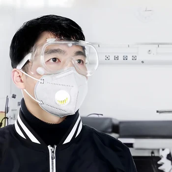 

Safety Protective Eye Glasses Work Anti Dust Eye Anti-Fog Antisand windproof Anti Dust Saliva Transparent Goggles Eye Protection