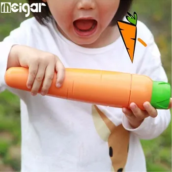 

New Carrot Eggplant Umbrellas Three Folding Umbrellas Children Kids Cartoon Vegetables Umbrella Rain Protection Windproof Rain G