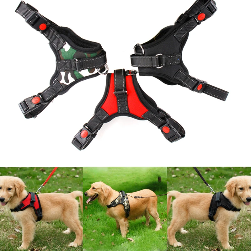 Pet strap Dog Chest strap Adjustable Pet Puppy Dog Harness for Small Medium Dogs Animals Pet Walking Hand Strap Dog Supplies