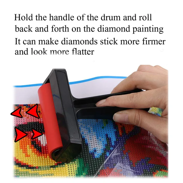 2pcs New 2021 5D Diamond Painting Tool Roller DIY Diamond Painting  Accessories for Diamond Painting Sticking Tightly Easy handle - AliExpress
