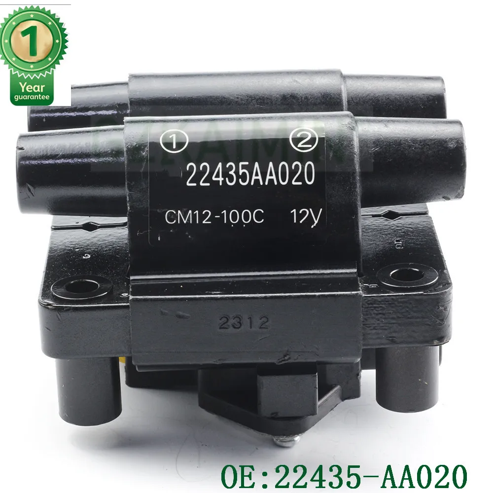 Высокое качество катушка зажигания упаковка 22435-AA020 CM12-100D для Subaru Forester Impreza OEM 22435-AA020 22435AA020