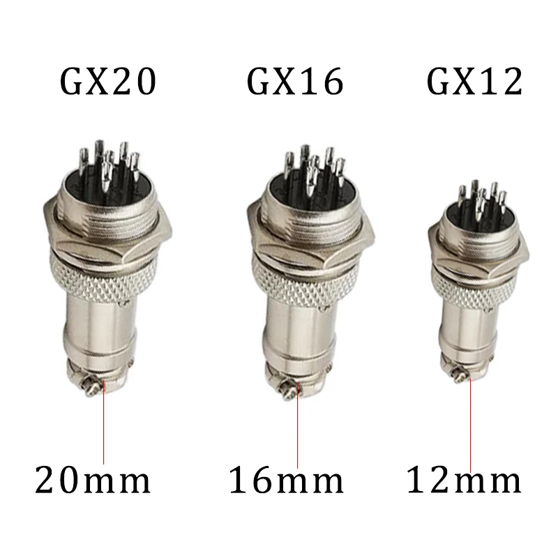 BeMatik - Micro connecteur 4 broches GX16 femelle de laviation de lair