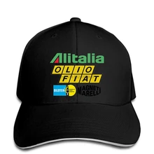 Бейсболка Alitalia Olio Fiat Ретро ралли гонки 131 Abarth WRC Ritmo Женская кепка остроконечная Кепка